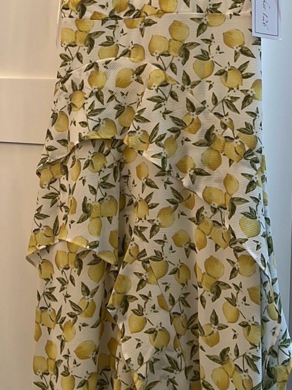 “NEW” Sleeveless Lemon Print Women’s Dress - Picture 7 of 7